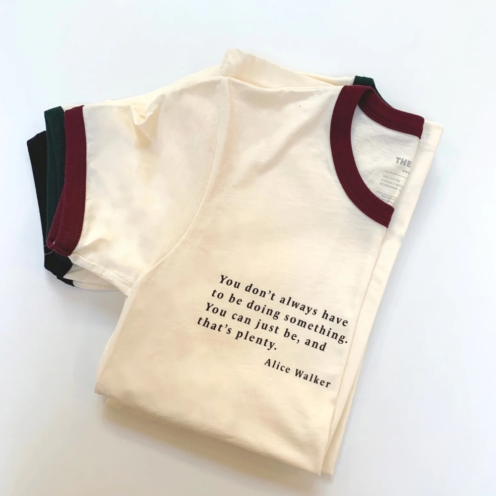 Alice Walker Ringer Tee - Picture 2 of 2